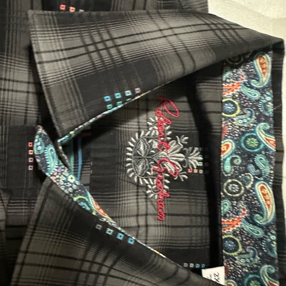 Robert Graham black and gray long sleeve - Picture 2 of 6